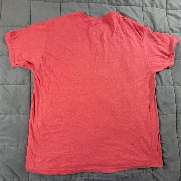 Well Worn Los Angeles Number 1 Dad Mens 2XL Red Short Sleeve T Shirt Casual - Picture 2 of 8